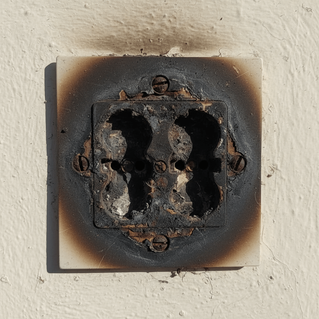 Defekte Steckdose Reparatur